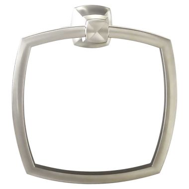 Click here to see Kohler 16254-SN Kohler Margaux Square Wall Mounted Towel Ring, Metal Constructed, Polished Nickel - K-16254-SN
