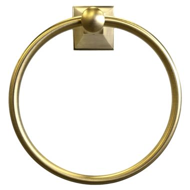 Click here to see Kohler 487-BN Kohler Memoirs Round Wall Mounted Towel Ring, Solid Brass Constructed, Brushed Nickel - K-487-BN