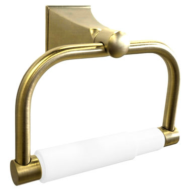 Click here to see Kohler 490-BN Kohler Memoirs Stately Toilet Paper Holder, Vibrant Brushed Nickel - K-490-BN