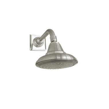 Click here to see Kohler 13137-AK-BN Kohler Pinstripe Single-Function Shower Head with Katalyst Technology, MasterClean, Round, 2.5 GPM, Vibrant Brushed Nickel - K-13137-AK-BN