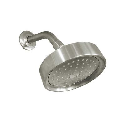 Click here to see Kohler 965-AK-BN Kohler Purist Single-Function Shower Head with Katalyst Technology, MasterClean, Round, 2.5 GPM, Vibrant Brushed Nickel - K-965-AK-BN