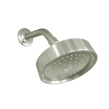 Click here to see Kohler 965-AK-SN Kohler Purist Single-Function Shower Head with Katalyst Technology, MasterClean, Round, 2.5 GPM, Vibrant Polished Nickel - K-965-AK-SN