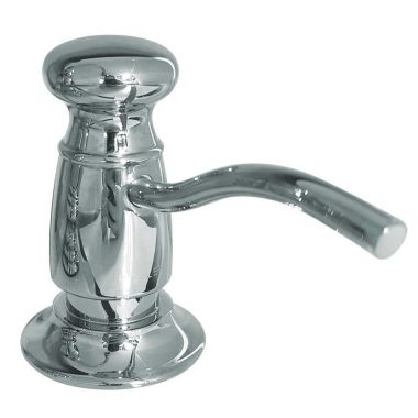 Click here to see Kohler 1894-C-CP Kohler Traditional 16 Oz. Soap/Lotion Dispenser, Round, Polished Chrome - K-1894-C-CP
