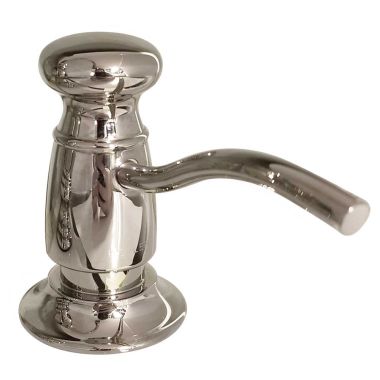 Click here to see Kohler 1894-C-SN Kohler Traditional 16 Oz. Soap/Lotion Dispenser, Round, Vibrant Polished Nickel - K-1894-C-SN