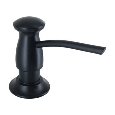 Click here to see Kohler 1893-BL Kohler Transitional 16 Oz. Soap/Lotion Dispenser, Round, Matte Black - K-1893-BL