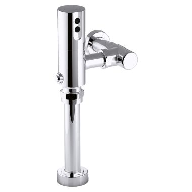 Click here to see Kohler 7531-CP Kohler K-7531-CP Polished Chrome Tripoint Toilet Flushometer, 1.28 GPF