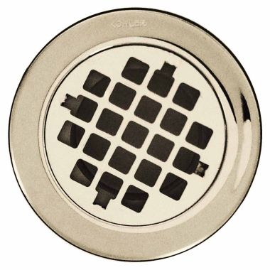 Click here to see Kohler 9132-AF Kohler Shower Drain w/ Grid Strainer - French Gold (K-9132-AF)