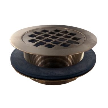 Click here to see Kohler 9132-BV Kohler Shower Drain W/Grid Strainer - Brushed Bronze (K-9132-BV)