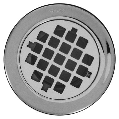 Click here to see Kohler 9132-CP Kohler Shower Drain w/ Grid Strainer - Polished Chrome (K-9132-CP)