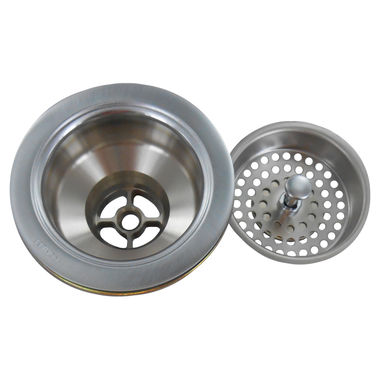 Click here to see Kohler 8801-G Kohler K-8801-G Brushed Chrome Duo Strainer