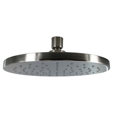 Click here to see Kohler 13688-BN Kohler Contemporary Round 8in Single-Function Rain Shower Head with Katalyst Technology, MasterClean, 2.5 GPM, Vibrant Brushed Nickel - K-13688-BN