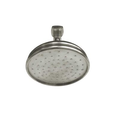 Click here to see Kohler 13692-BN Kohler 8in Round Single-Function Rain Shower Head with MasterClean Spray Face, Katalyst Technology, 2.5 GPM, Vibrant Brushed Nickel - K-13692-BN