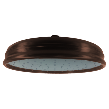 Click here to see Kohler 13693-2BZ Kohler 10in Traditional Round Single-Function Rain Shower Head with Katalyst Air-Induction Technology, 2.5 GPM, MasterClean, Oil Rubbed Bronze - K-13693-2BZ