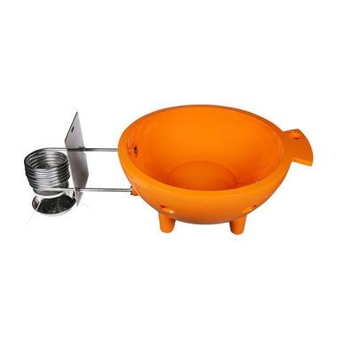 Click here to see Alfi FIREHOTTUB-OR ALFI Portable Outdoor Hot Bathtub, Free Standing, Orange - FireHotTub-OR