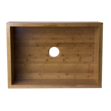 Click here to see Alfi AB3021 Alfi AB3021 30-Inch Single-Bowl Bamboo Farmhouse Apron Front Kitchen Sink - Brown