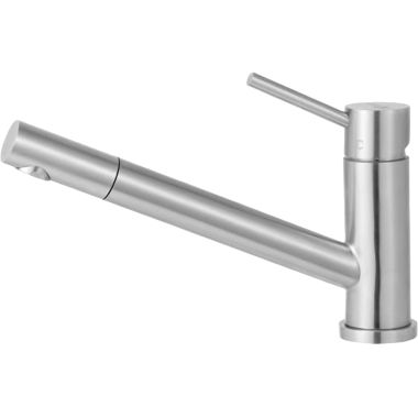 Click here to see Alfi AB2025-PSS ALFI AB2025-PSS Pull-Out Swivel Kitchen Faucet, Polished Stainless Steel 