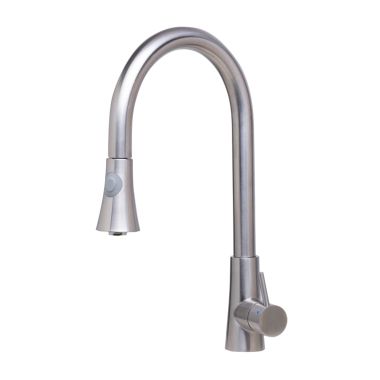 Click here to see Alfi AB2034-BSS Alfi Model AB2034-BSS Pull Down Spray Kitchen Faucet, Brushed Stainless Steel