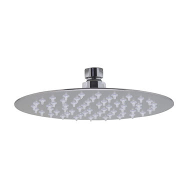 Click here to see Alfi RAIN8R-BSS ALFI RAIN8R-BSS Round-Shaped Ultra-Thin Rain Shower Head, Brushed Stainless Steel