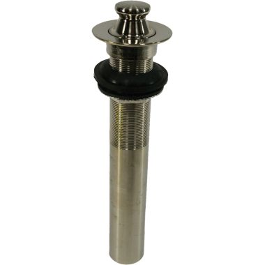 Click here to see Jones Stephens P3500BN Jones Stephens P3500BN Brushed Nickel Pop-Up Lav Drain Less Overflow