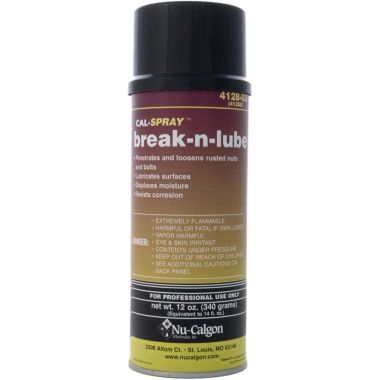 Click here to see Nu Calgon 4128-03 Nucalgon 4128-03 12 oz. Can Break-N-Lube Lubricant