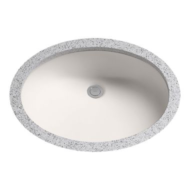Click here to see Toto LT597G#03 Toto LT597G Bone Dantesca Undercounter Lavatory with SanaGloss ADA