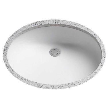 Click here to see Toto LT579G#03 Toto LT579G Bone Rendezvous Undercounter Lavatory with SanaGloss ADA