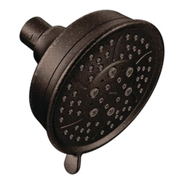 Click here to see Moen 3638ORB Moen 4-Spray Function Shower Head, 2.5 GPM, 4-3/8in, Wall-Mount, Oil Rubbed Bronze - 3638ORB
