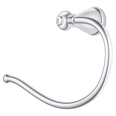 Click here to see Pfister BRB-MB1C Pfister Marielle Wall Mounted Hand Towel Ring, Polished Chrome - BRB-MB1C