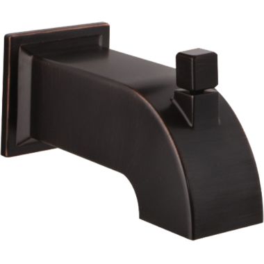 Click here to see Pfister 920-102Y Pfister Traditional 6-inch Wall Mounted Tuscan Bronze Tub Spout with Pull-Up Diverter, Metal, 1/2-inch Connection Size - 920-102Y