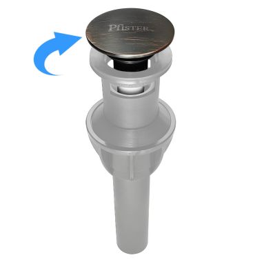 Click here to see Pfister 972-020Y PFister 972-020Y Replacement Push and Seal Sink Stopper, Tuscan Bronze