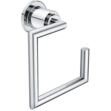 Click here to see Moen YB0886CH Moen Arris Square Wall Mounted Towel Ring, Chrome - YB0886CH