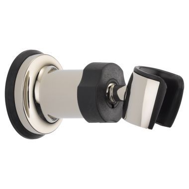Click here to see Delta U4005-PN-PK Delta U4005-PN-PK Adjustable Round Wall Mount for Hand Shower, Polished Nickel