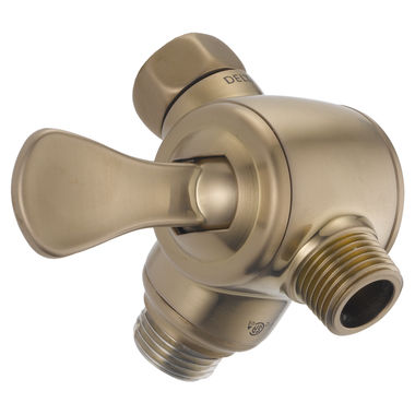 Click here to see Delta U4929-CZ-PK Delta U4929-CZ-PK 3-Way Shower Arm Diverter for Hand Shower, Champagne Bronze