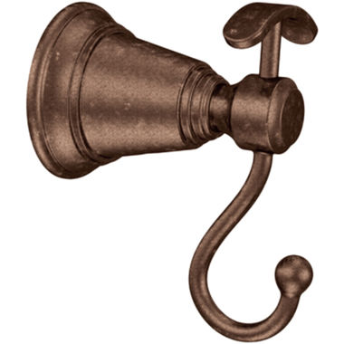 Click here to see Moen YB8203ORB Moen Rothbury Double Robe Hook, Zinc Constructed, Oil Rubbed Bronze - YB8203ORB