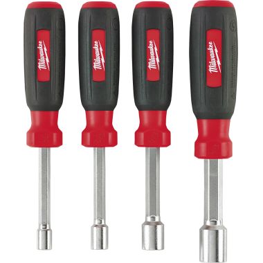 Click here to see Milwaukee 48-22-2404 Milwaukee 48-22-2404 4 PC Hollow Shaft SAE Nut Driver Set