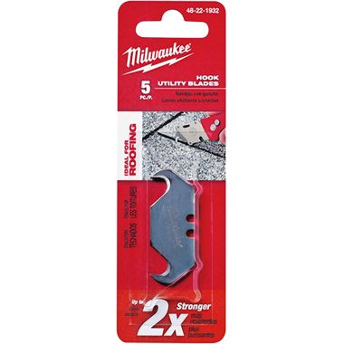 Click here to see Milwaukee 48-22-1932 Milwaukee 48-22-1932 5 PC Hook Utility Knife Blades