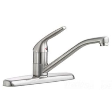 Click here to see American Standard 4175.700.075 American Standard Colony Choice Single Handle Kitchen Faucet, Stainless Steel - 4175.700.075
