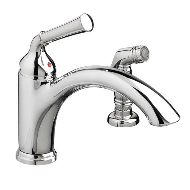 Click here to see American Standard 4285.001.002 American Standard Portsmouth Single Handle Pull-Out Kitchen Faucet w/ Side Spray, Chrome - 4285.001.002