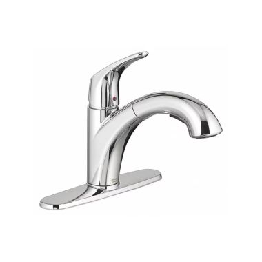 Click here to see American Standard 4285.100.002 American Standard Portsmouth Single Handle Pull-Out Kitchen Faucet, Chrome - 4285.100.002