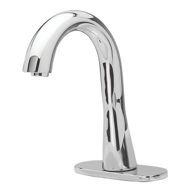 Click here to see Toto TEL5GG10R#CP TOTO Gooseneck EcoPower 1.0 GPM Lavatory Faucet, Touchless, Thermal Mixing, Single-Hole Mount, Polished Chrome - TEL5GG10R#CP