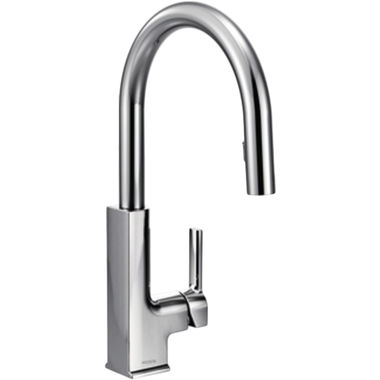 Click here to see Moen S72308 Moen STO Single Handle High Arc Pull-Down Kitchen Faucet, Chrome - S72308