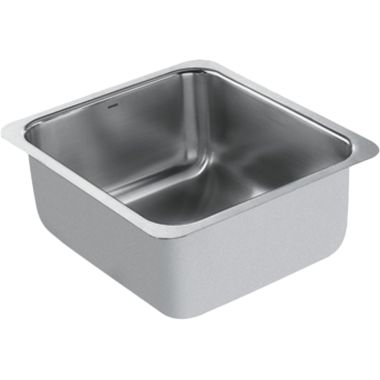 Click here to see Moen G18443 Moen G18443 1800 Series Stainless Steel 18 Gauge Single Bowl Sink