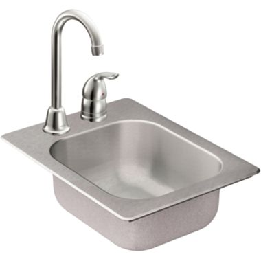 Click here to see Moen TG2045522 Moen TG2045522 2000 Series Stainless Steel 20 Gauge Single Bowl Drop In Sink