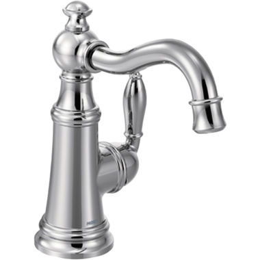 Click here to see Moen S62101 Moen Weymouth Single Handle High Arc Bar/Prep Faucet, Chrome - S62101