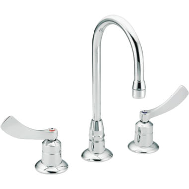 Click here to see Moen 8248SMF15 Moen 8248SMF15 Two-Handle Bar/Pantry Faucet with Spout - Chrome, 1.5 GPM