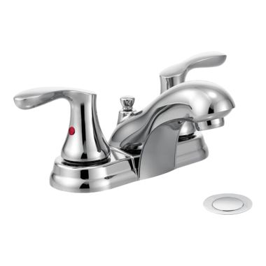 Click here to see Cleveland Faucet 40225 Cleveland 40225 Cornerstone Two-Handle Centerset Lavatory Faucet w/ Drain, Chrome