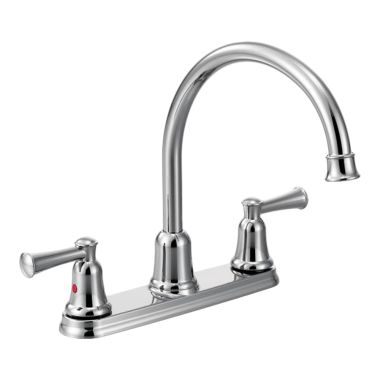 Click here to see Cleveland Faucet CA41611EPSL Cleveland CA41611EPSL Capstone Stainless Two Handle Kitchen Faucet