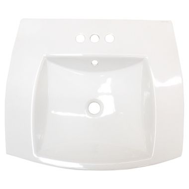 Click here to see Kohler 2381-4-0 Kohler K-2381-4-0 Kelston 24” x 21” Drop-in Lavatory Faucet, ADA - White