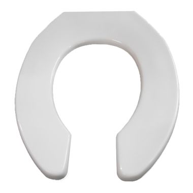 Click here to see Kohler 4680-CA-0 KOHLER K-4680-CA-0 *LUSTRA* ROUND OFLC TOILET SEAT WHITE OPEN-FRONT LESS COVER ANTIMICROBIAL