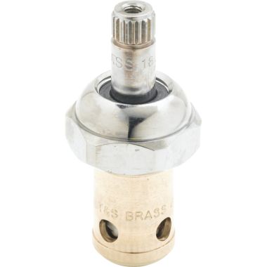 Click here to see T&S Brass 006478-40 T&S Brass 006478-40 Hot (RTC) Handle Eterna Spindle Assembly